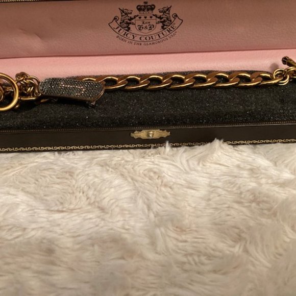 Juicy Couture | Chunky Gold Link Charm Bracelet Authentic - Picture 4 of 8